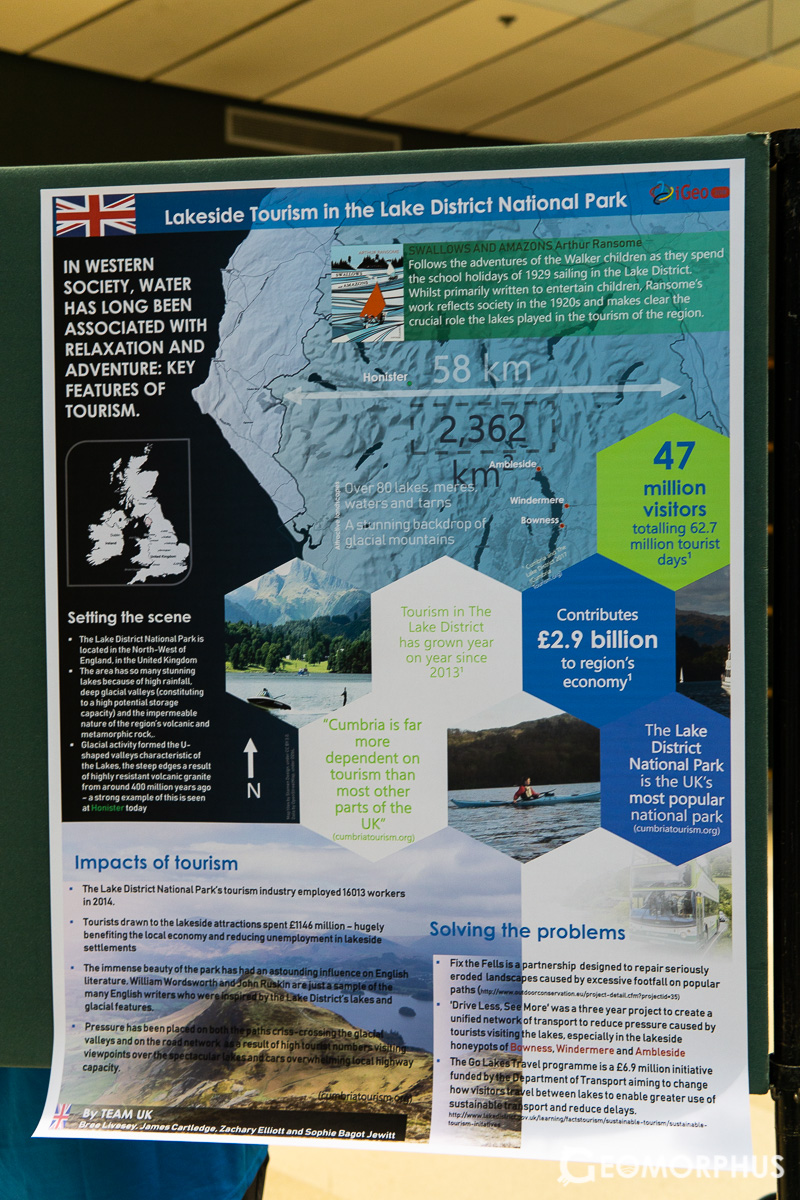 Team UK&rsquo;s Poster at iGeo 2018